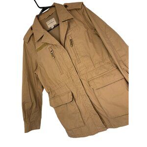 New Banana Republic Womens Utility Field Jacket XS Brown Cotton $230 RT10531